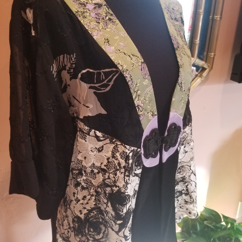 Vintage Spencer Alexis Kimono Top - Jacket - Picture 5 of 11
